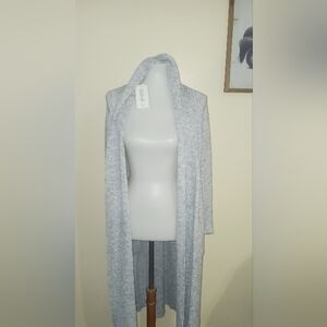 Haven Well Within Flyaway Cardigan NWT Sz L - Heather Gray